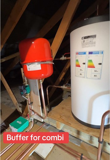 Buffer installation for vaillant boiler. #buffer #plumber #gasboilerheating #gasengineer #installation #aylesbury #vaillant #heating #DomesticGas #plumbing @🔥Heating👑Lady👩‍🔧