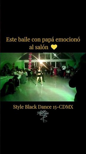 Este baile con papá emocionó al salón 💛