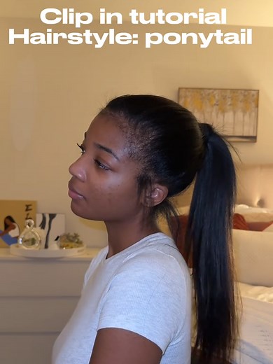 Easy High Ponytail Tutorial with Clip-In Hair Extensions