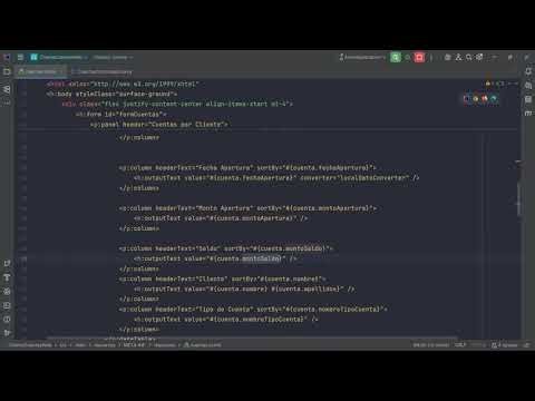 Video #8: Creacion de Sitio Web Javakarta Server Faces