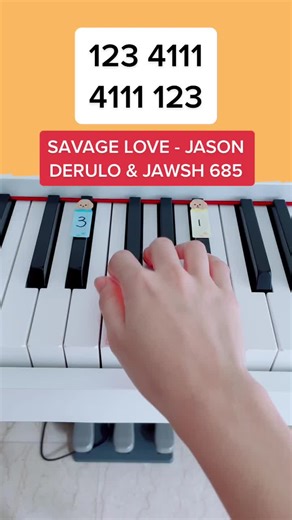 Savage Love - Jason Derulo & Jawsh 685 (Piano Tutorial) #easypianotutorial #pianobeginner #howtoplaypiano #beginnerpiano #savagelovepiano #summypiano