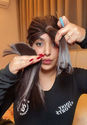 I tried the wolf hair cut hack | wolf haircut