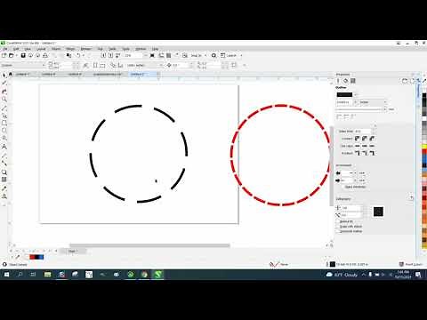 Corel Draw Tips & Tricks Dash or dotted line for a Circle