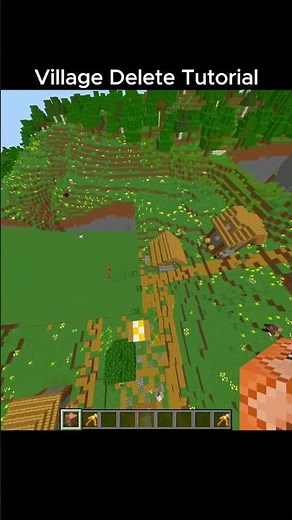 Village Delete Tutorial #minecraft #usa