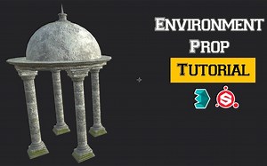 【3DSMax】【中文字幕】在3Ds Max中对圆顶进行UV展开和纹理化建模