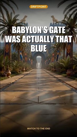 Babylon'S Gate Was Actually That Blue
