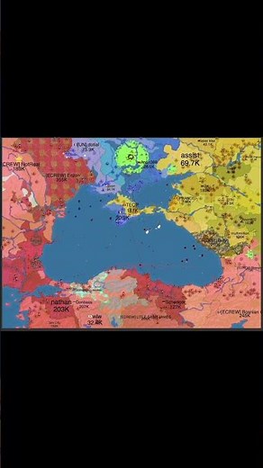 OpenFront io Black Sea Timelapse