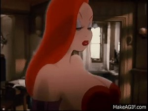Who Framed Roger Rabbit: Jessica's Famous Scene on Make a GIF