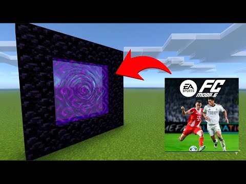 How To Make A Portal To Fc Mobile in Minecraft! #minecraft #fcmobile