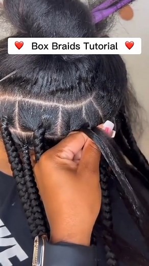 Braidstutorial on Instagram: "Box braids tutorial ❤️❤️❤️ . . . . . . . . ———————————————————————————————————————————————— ❤️In stock hair 24h fast shipping by DHL or FedEx 👏More hair & Gel & Brushes check bio link or DM me 📲WA 1 305-204-3985 . . . . . . . #boxbraids #boxbraidshairstyles #boxbraidstutorial #tutorial #learnontiktok #learning #homework #fyp #foryou #boxbraidshairstyles #slowtutorial #braids #braidstutorial"