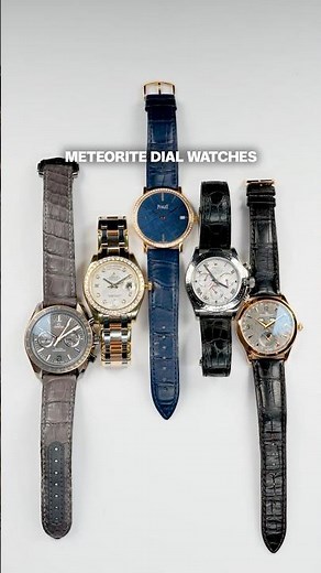 5 Stunning Watches with Meteorite Dials! l SwissWatchExpo