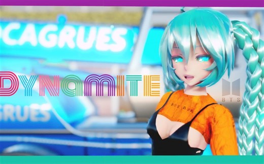 【MMD】BTS-'DYNAMITE'【MV+MODELDL】