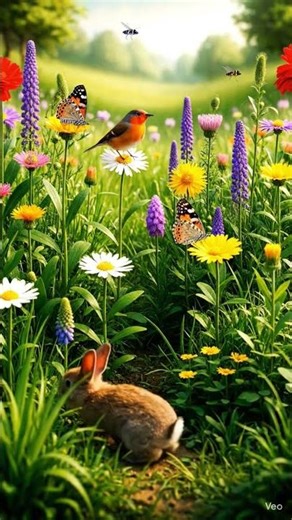 Dry Land Turns Green After Rain | Nature’s Magic Brings Joy to Animals & Birds