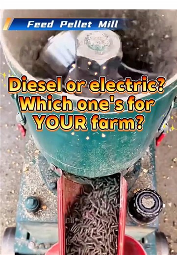 Both diesel and electric are available! Which one’s for YOUR farm? Say goodbye to inefficiency! Our new pellet mills feature precision rollers & premium gearboxes. Make dense pellets from raw materials — no grinding needed. Fast, cool, reliable. Shipped directly from our China factory! Comment “MODEL” for your custom recommendation! #feedmakermachine #FeedPelletMachine #pelletmachinefactory #electricfeedpelletmachine #pelletmachineline