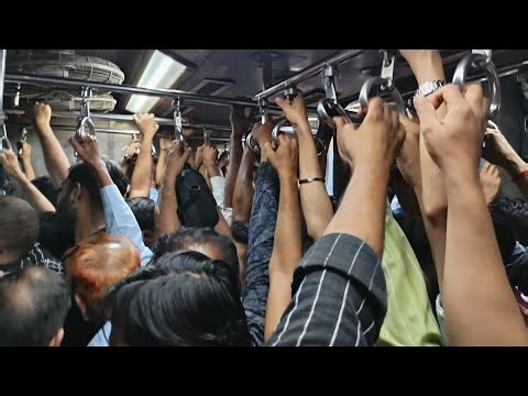 A Journey Through Mumbai's Local Train Chaos