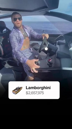 Conor McGregor Lamborghini Yacht Adventure