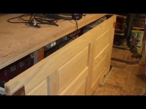 shaving a door with simple tools