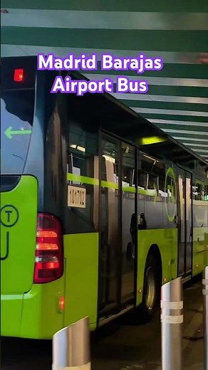 Madrid Barajas Airport Terminal Transfer Bus #foryou