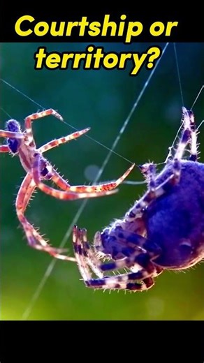 Two Spiders Face Off 🕷️ | Nature’s Mystery on the Web I NATURAXIS #Naturaxis