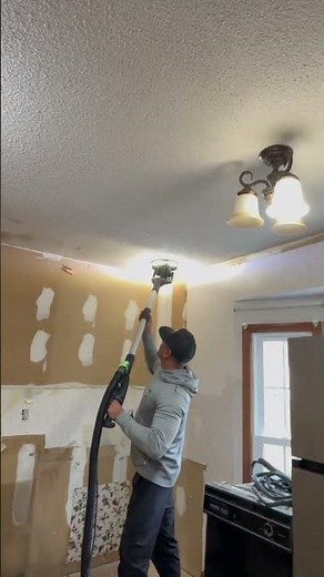 Dustless Popcorn Ceiling Removal