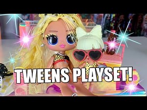 LOL SURPRISE TWEENS BABYSITTING PARTY DOLL PLAYSET! Review and unboxing! RAE SANDS AND SPF QT!