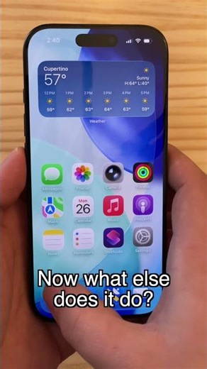 The best Action button Shortcut