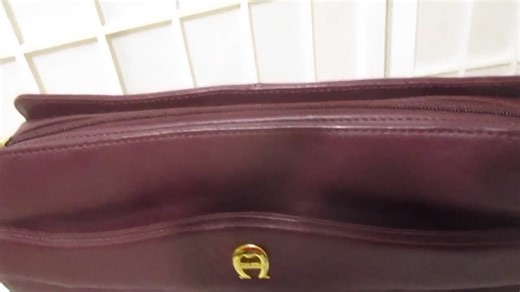 Etienne Aigner Vintage Oxblood Leather Crossbody/shoulder Bag - Etsy