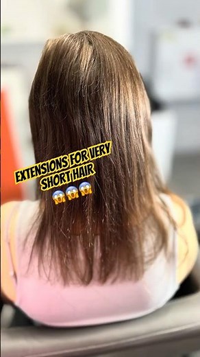 Hair Extensions for Very Short and Thin Hair | Invisible K-tips | Invisible Technique