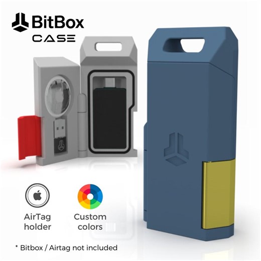 Bitbox02 & Bitbox02 Nova Case With AirTag Holder, Custom Colors - Etsy