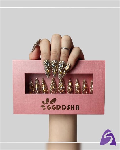 Elevate your nail game, because you deserve to shine! ✨💅 Introducing our GGddsha Full Diamond Medium Almond Press On Nails! Crafted with care, these stunning handmade acrylic nails are adorned with 3D crystals, giving you a glamorous look without the hassle. 🥰 Perfect for any occasion, these reusable nails not only save you time but also add exquisite sparkle to your style for just $17.60! Whether you’re heading to a party or simply enjoying a night in, so you can flaunt your beauty effortless