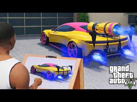 GTA 5 - Franklin Repairs and Modifies the Best Super Car | Grotti Furia WideBody Super Car