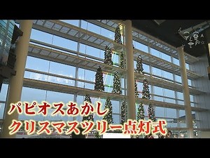 クリスマスツリー点灯式★パピオスあかし11月2日