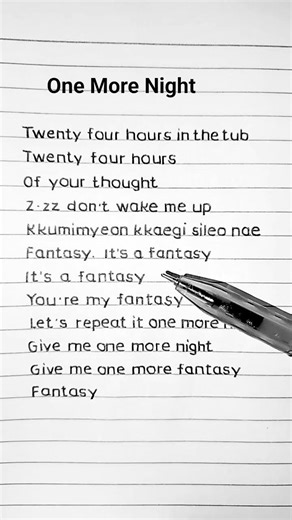 BTS - One More Night (Lyrics)