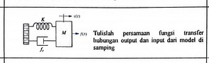 Write the transfer function equation relating the output and in... | Filo