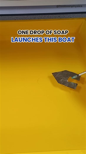 One drop of soap launched this boat