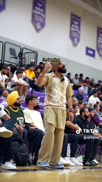 Brown Dad's Hilarious Basketball Moment at Tournament