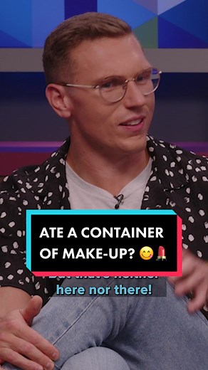 😋💄 Who ate an entire container of make-up? And more importantly, what brand? #dirtylaundry #secrets #makeup #mythical #mythicalkitchen #eatingmakeup #stories
