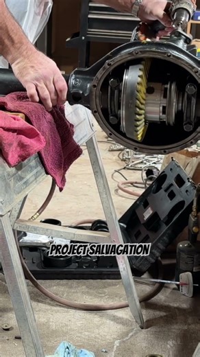 Axle is built! #project #cj5 #salvagation