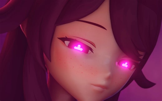 【Vicineko原神同人/有声/3D】小魅魔胡桃不给糖果就捣蛋喽！