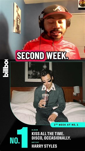 Harry Styles Kiss All The Time, Disco Occsionally Spends Second Week At Number 1 #news #shorts #fyp