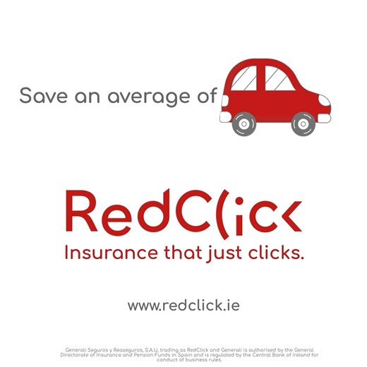 Save an average of €245 on your car insurance when you quote online with RedClick. #ad | RedClick Ireland