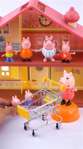 ASMR Peppa Pig Adventures Supermarket Playset With Unboxing & Review #asmr #peppapig #toys