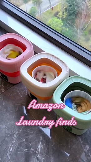 Mini Portable Folding Washing Machine - 10 Minute Cleaning Cycles