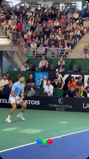 Un poco del detrás de cámara de Del Potro vs. y Djokovic 🚀 📲 Viví la despedida de Delpo en vivo en Youtube Telefe y MiTelefe.com/vivo 🎾 #ElUltimoDesafio | Telefe