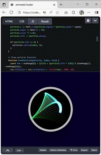 Amazing Website Loader Animation | HTML CSS Loader #shorts #shortsvideos #coding #trending