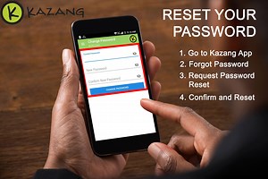 Resetting your password on your Kazang Prepaid South Africa device is easy. 1. Select forgot password 2. Enter your username (deposit reference) and request password reset 3. A reset code will be sent to you via SMS, use this code and a new password You are all set! #Kazang #TroubleshootTuesday | Kazang Africa