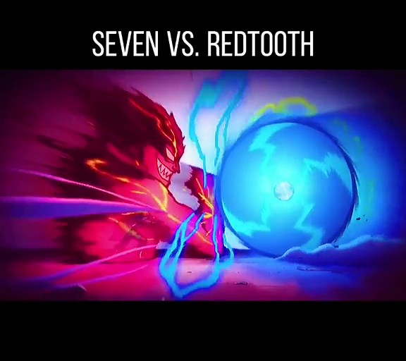 Red Tooth vs White Fox Fight Scene in Anime