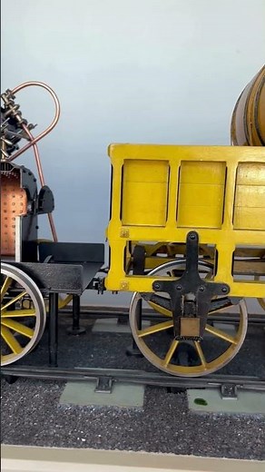 A 20th century working model of the Rocket locomotive