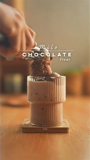 milo choclote float #drinkrecipes #bestrecipe #cooldrink