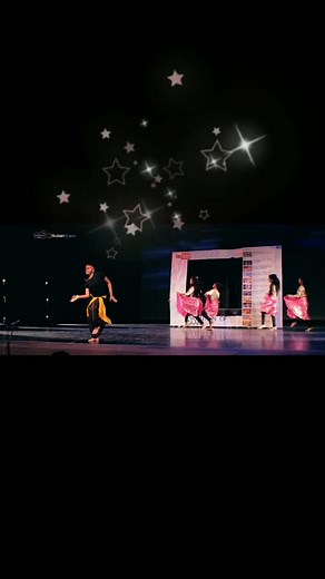 Traditional Indian Dance Performance on Stage